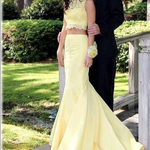 Sherri hill two piece prom dress
